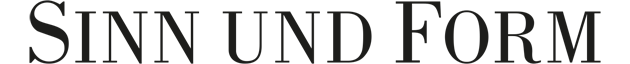 Shop – SINN UND FORM Logo